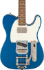 Squier Classic Vibe Custom Telecaster SH with Bigsby Parchment Pickguard Lake Placid Blue